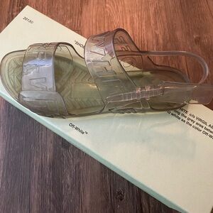 Off white sandals